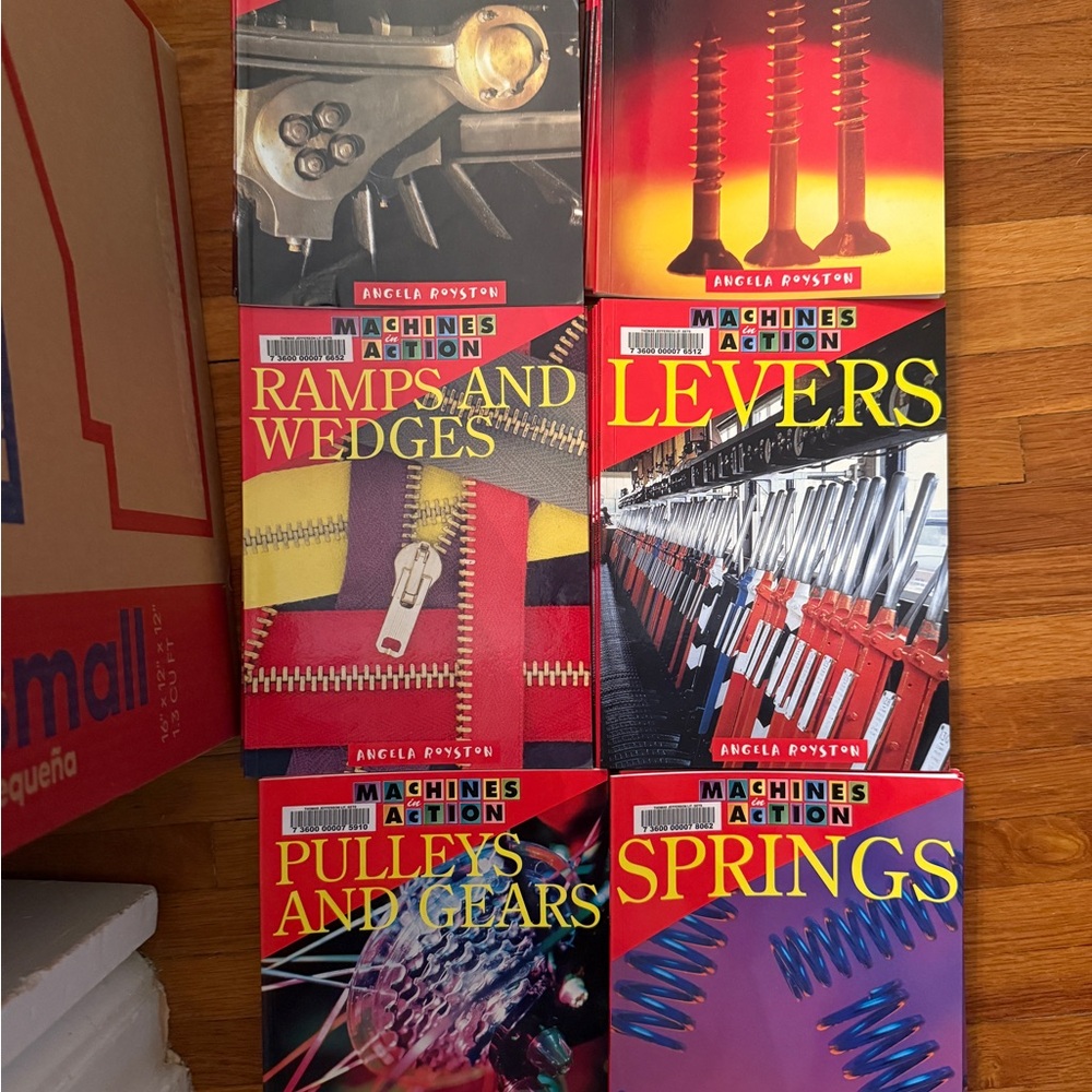 Simple Machines in Action educational Book Set